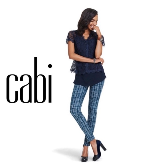CAbi Pants - CAbi Skinny Ankle Grid Pants